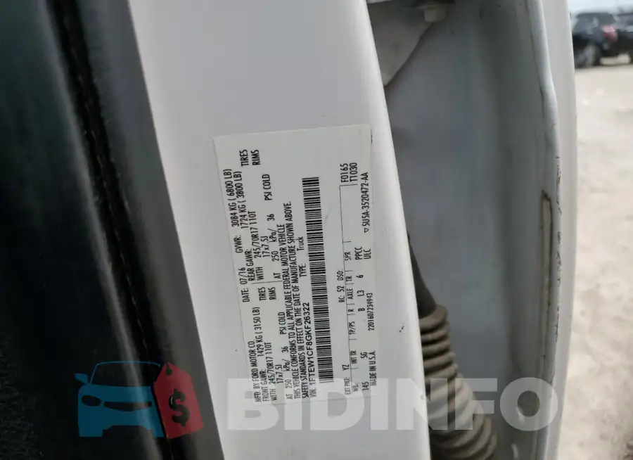 1FTEW1CF8GKF26322 Photo# 12