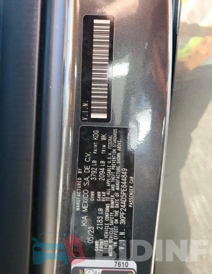 3KPF24AD5PE644849 Photo# 12