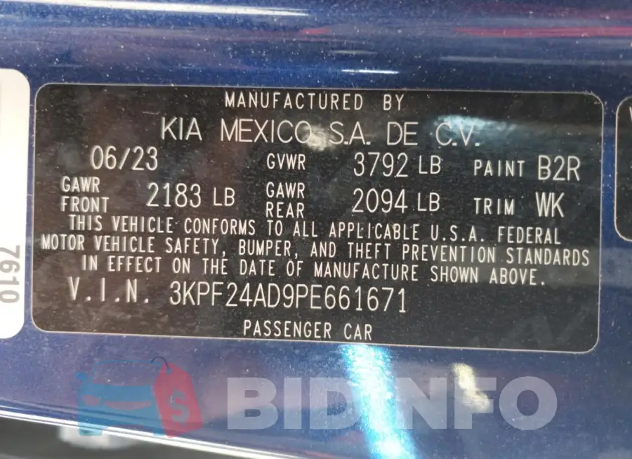 3KPF24AD9PE661671 Photo# 12