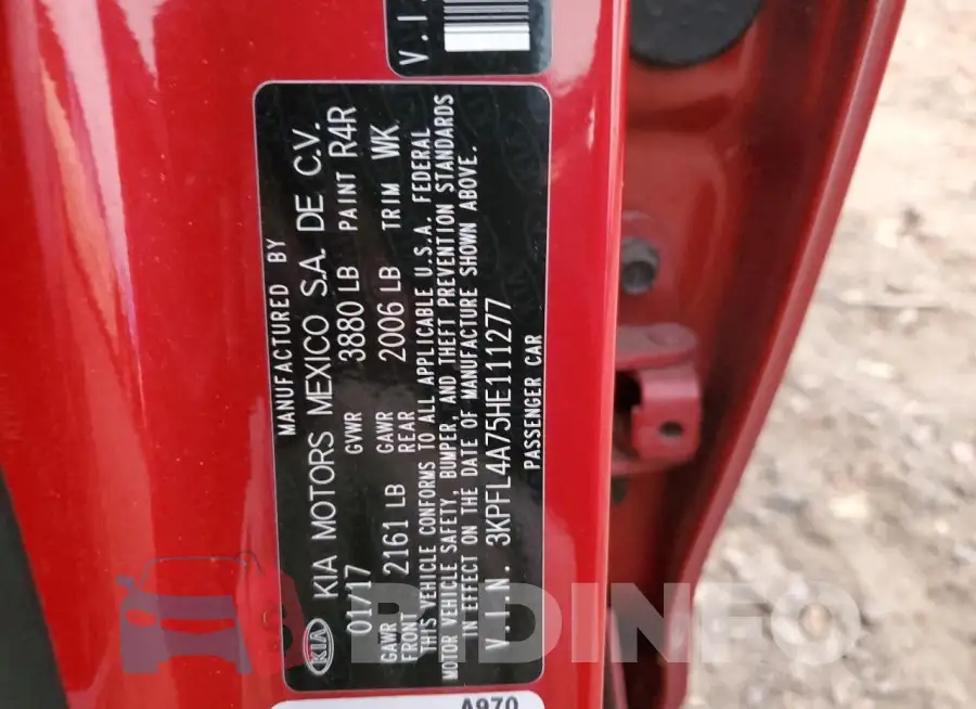 3KPFL4A75HE111277 Photo# 12