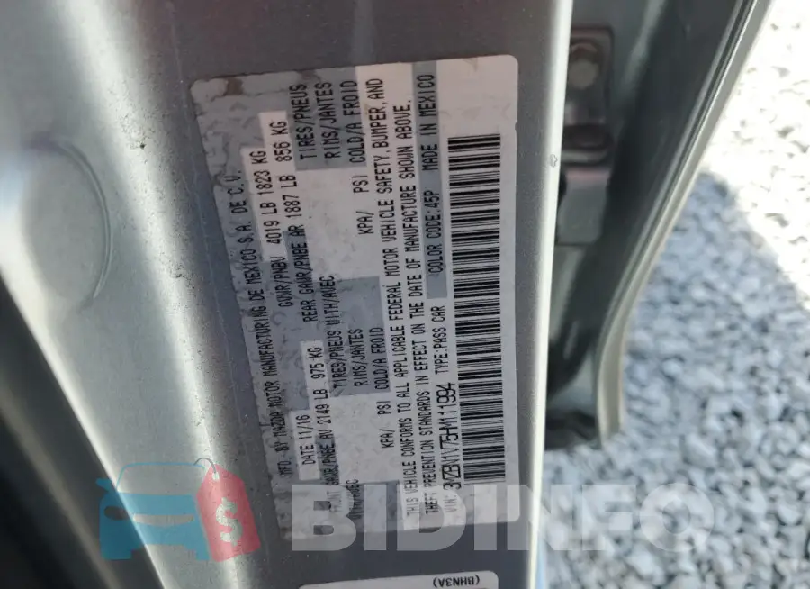3MZBN1V75HM111994 Photo# 13