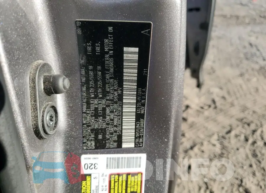 5TDDZ3DC2LS238723 Photo# 13