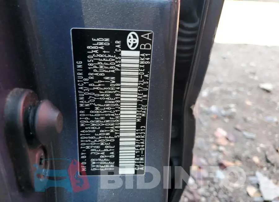 5YFBURHE1JP818748 Photo# 12