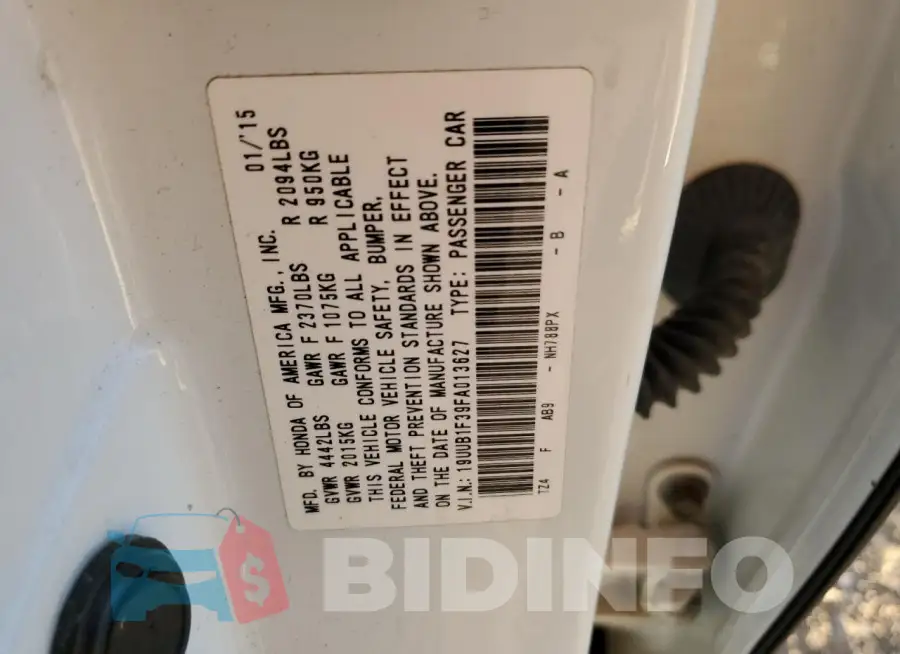 19UUB1F39FA013627 Photo# 12