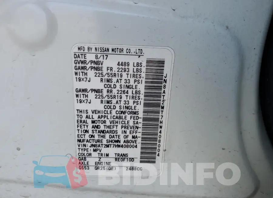 JN8AT2MT7HW408004 Photo# 13