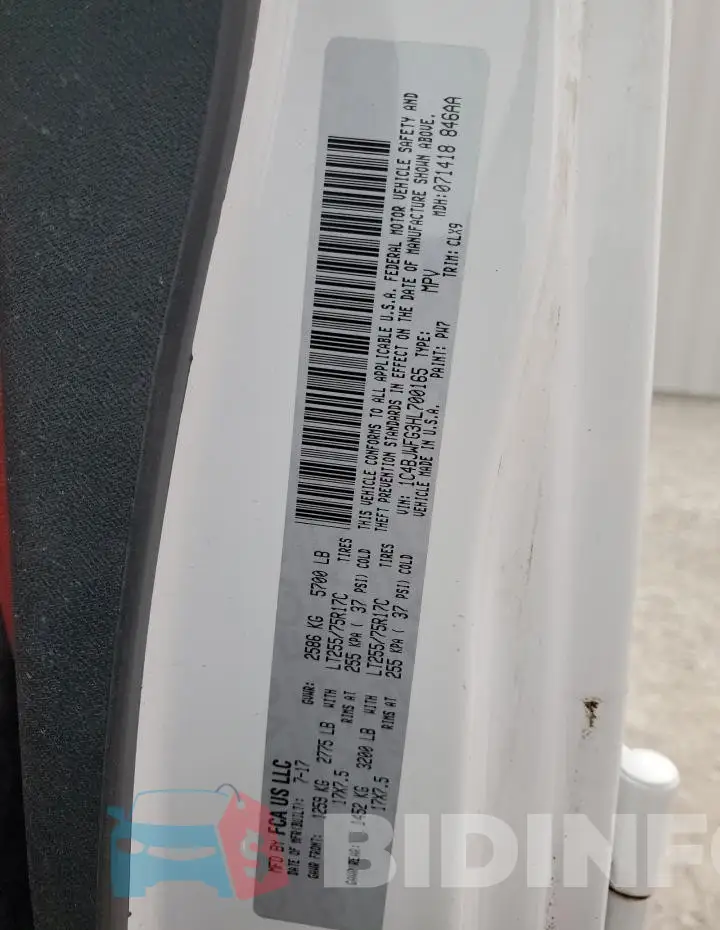 1C4BJWFG3HL700165 Photo# 12