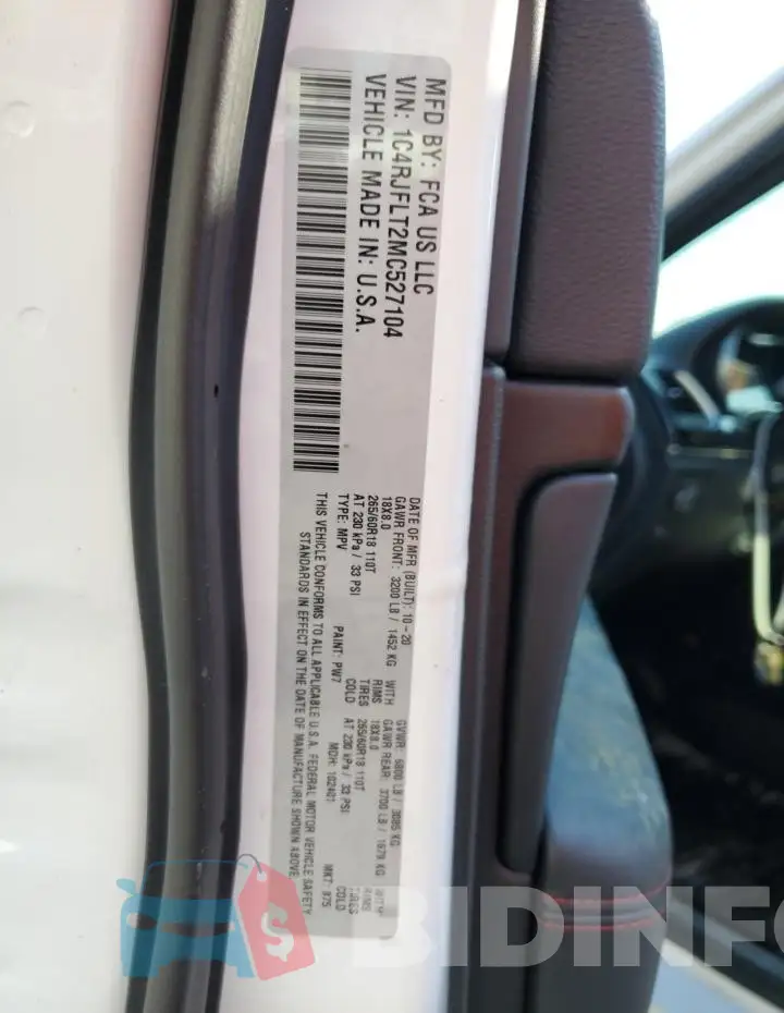 1C4RJFLT2MC527104 Photo# 14