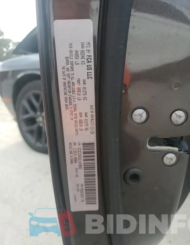 2C3CDZAG3LH105802 Photo# 12