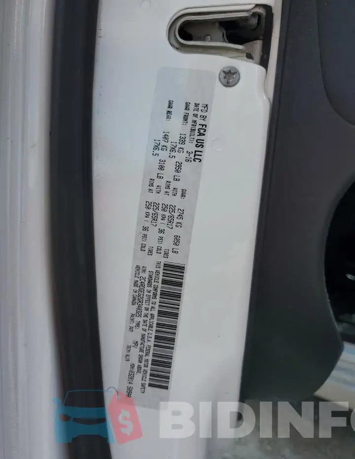 2C4RDGEG2GR340325 Photo# 13