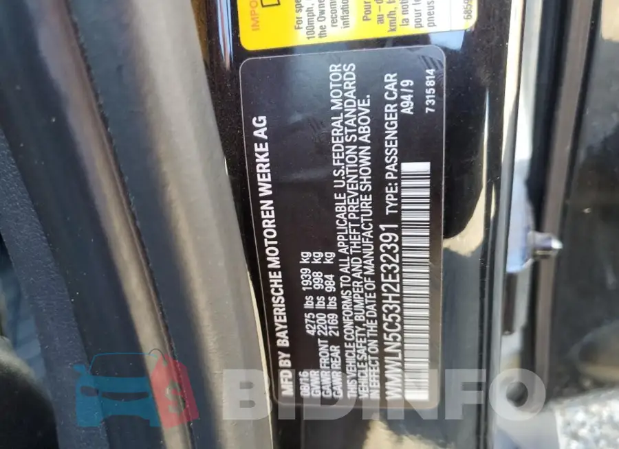 WMWLN5C53H2E32391 Photo# 13