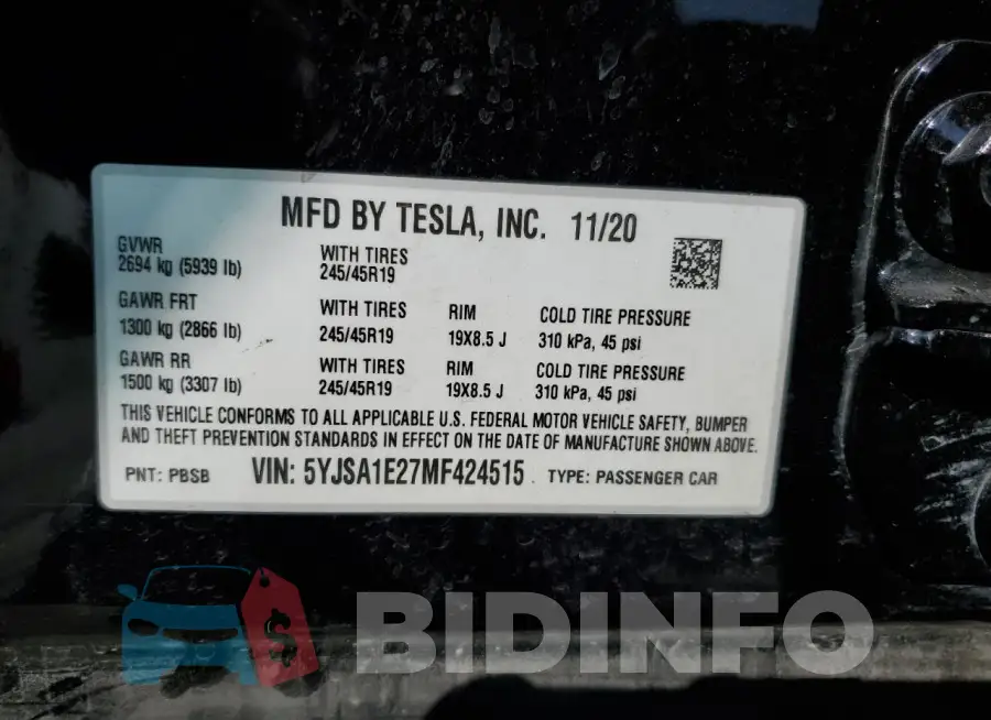 5YJSA1E27MF424515 Photo# 13