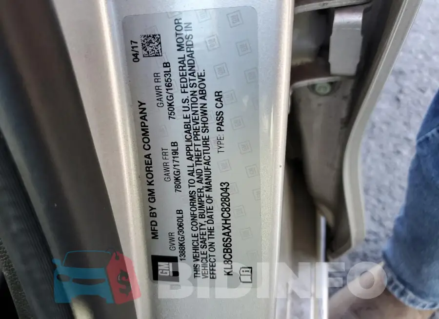 KL8CB6SAXHC828043 Photo# 13