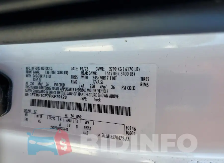 1FTMF1CP7PKF79128 Photo# 13