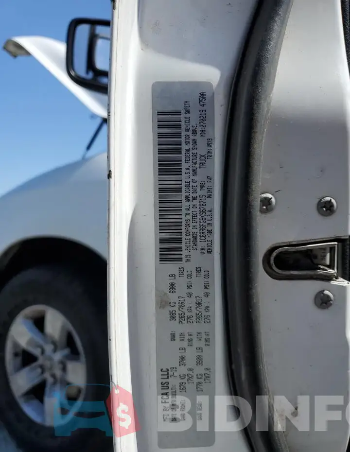 1C6RR6FG5KS678715 Photo# 12