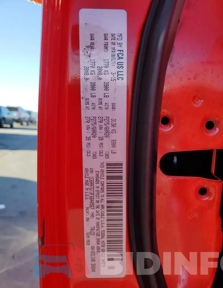 1C6RR7GT3FS640567 Photo# 13