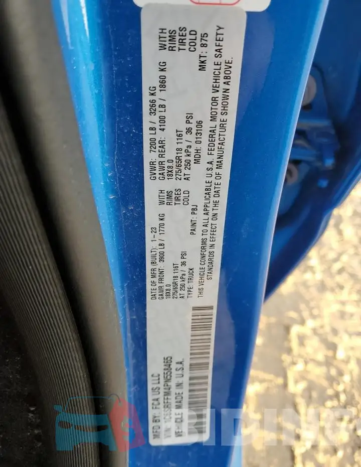 1C6SRFFM4PN558465 Photo# 12
