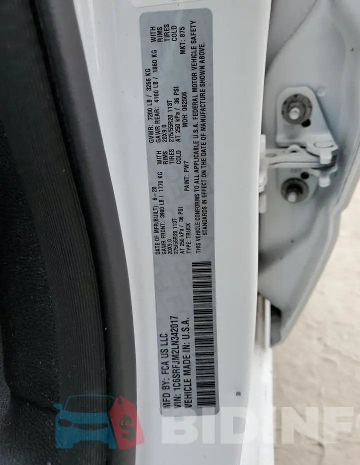 1C6SRFJM2LN342017 Photo# 13
