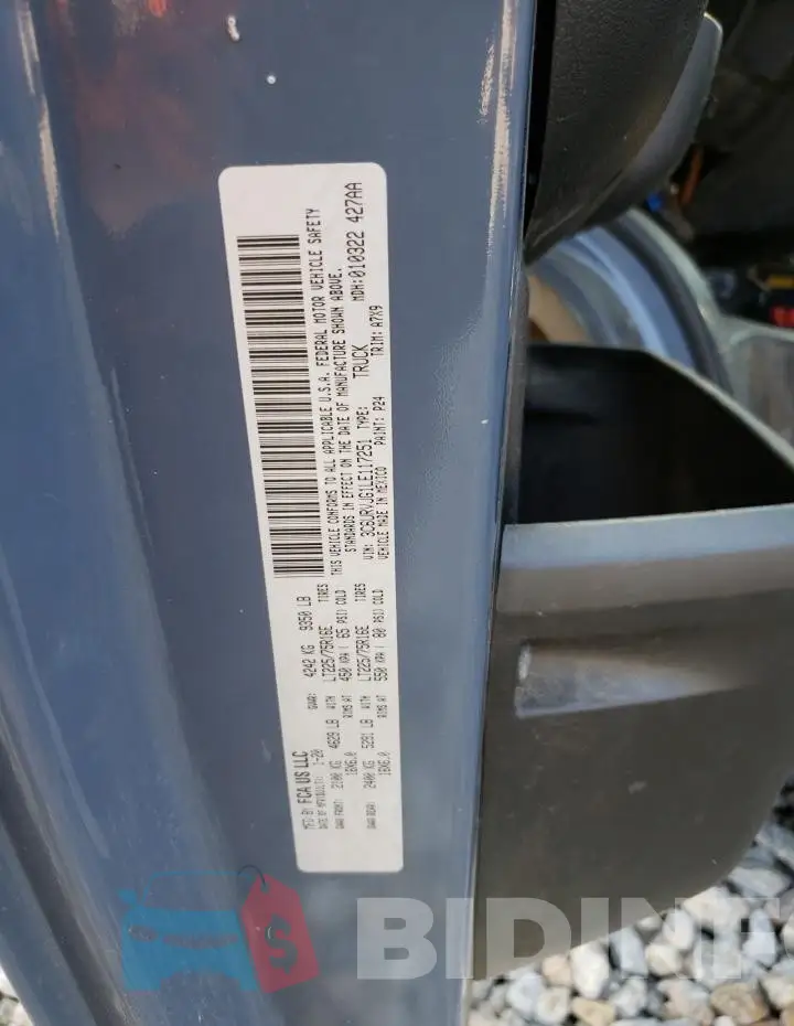 3C6URVJG1LE117251 Photo# 14
