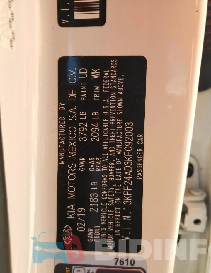 3KPF24AD3KE092003 Photo# 12