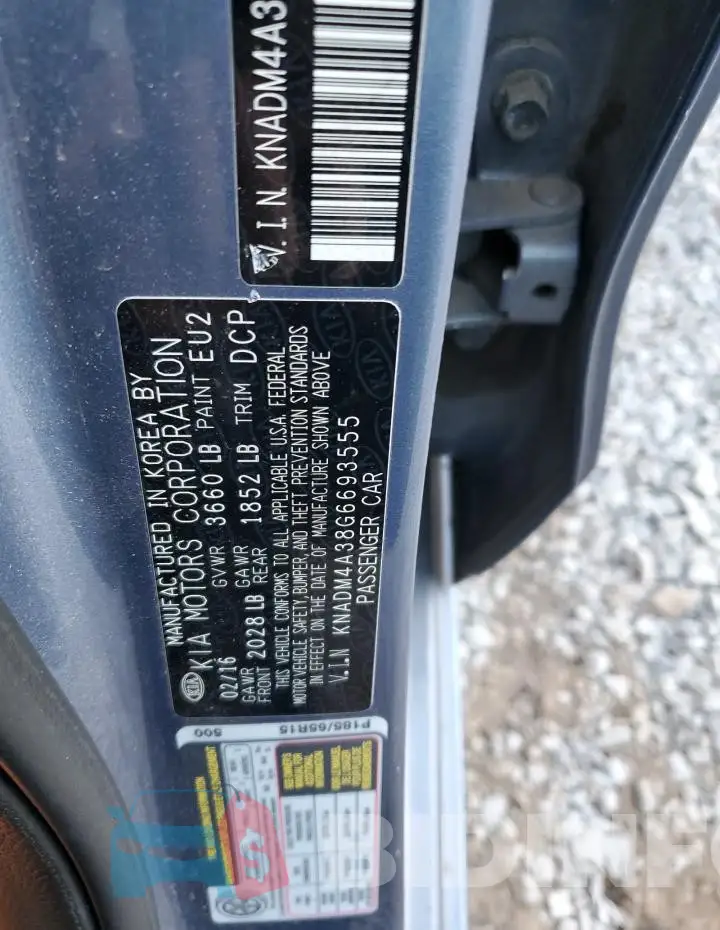 KNADM4A38G6693555 Photo# 12