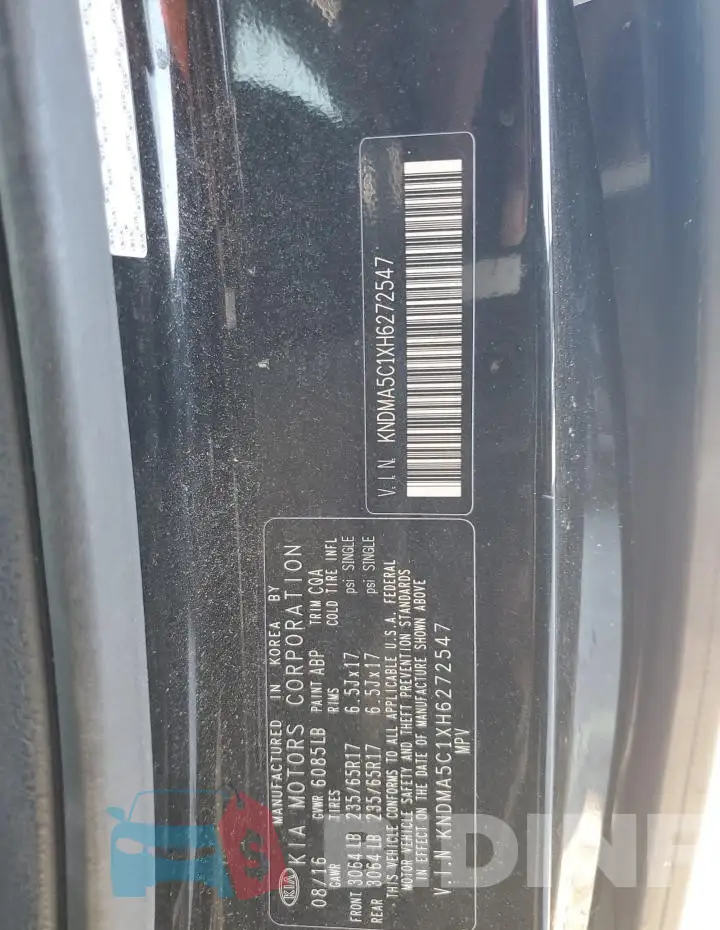 KNDMA5C1XH6272547 Photo# 14
