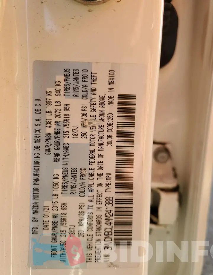 3MVDMBCL4MM241388 Photo# 13