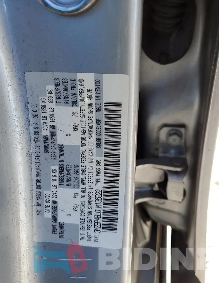 3MZBPABL0LM136922 Photo# 13