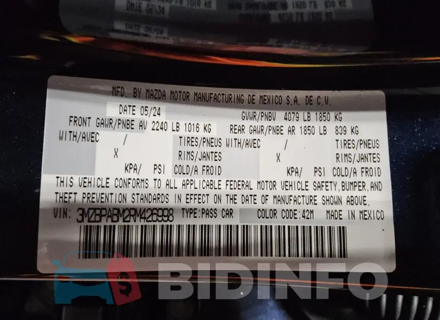3MZBPABM2RM426998 Photo# 13