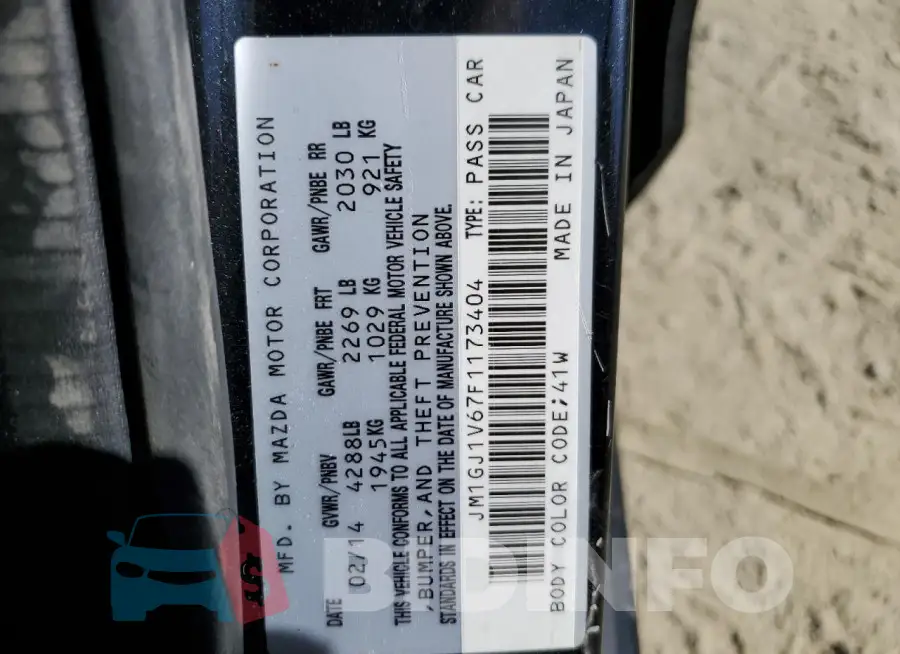 JM1GJ1V67F1173404 Photo# 12