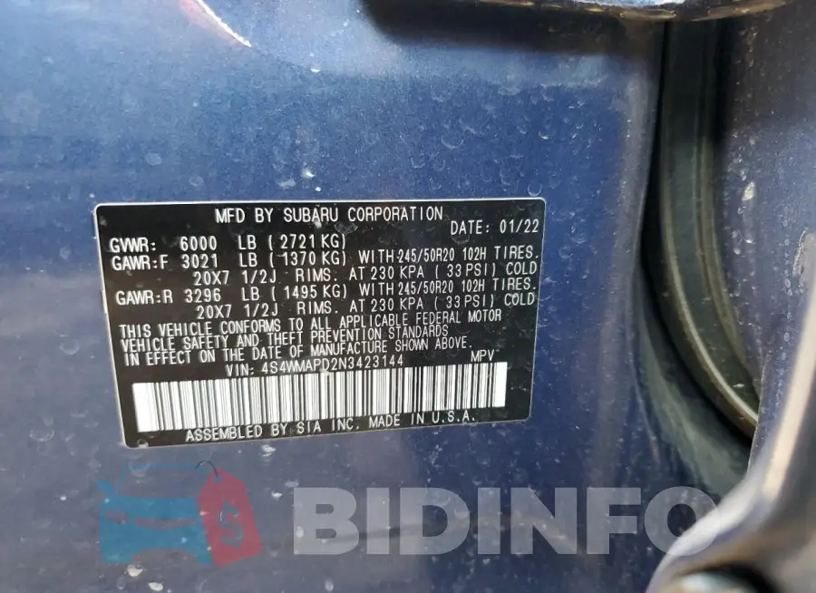 4S4WMAPD2N3423144 Photo# 13