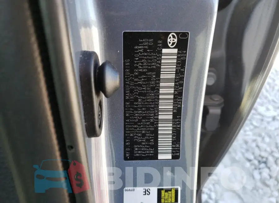 5YFB4MDE6PP073691 Photo# 12
