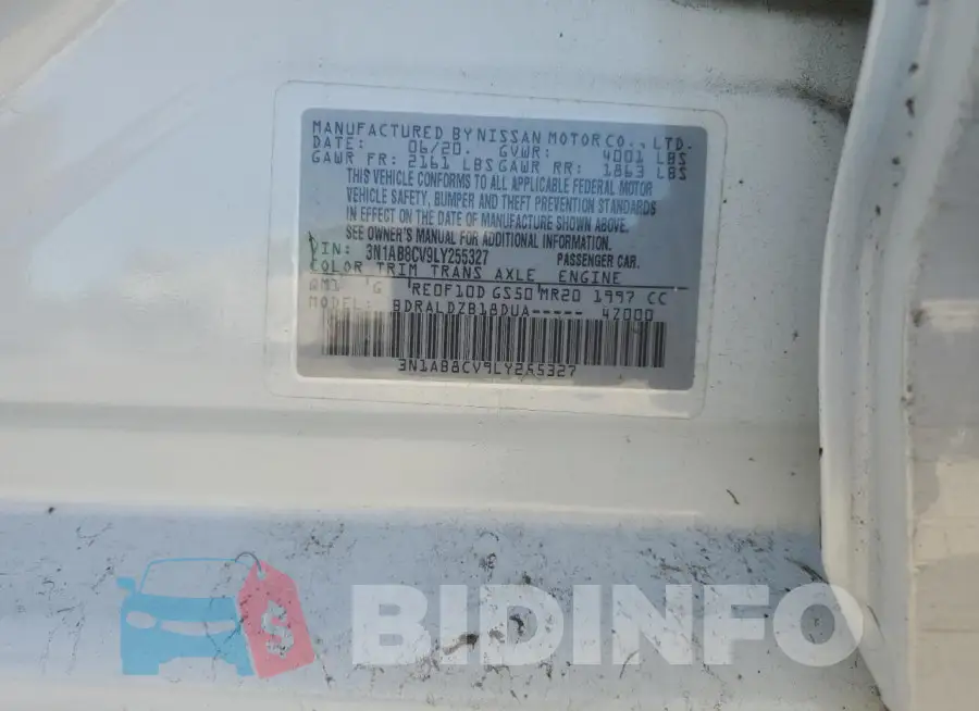 3N1AB8CV9LY255327 Photo# 12