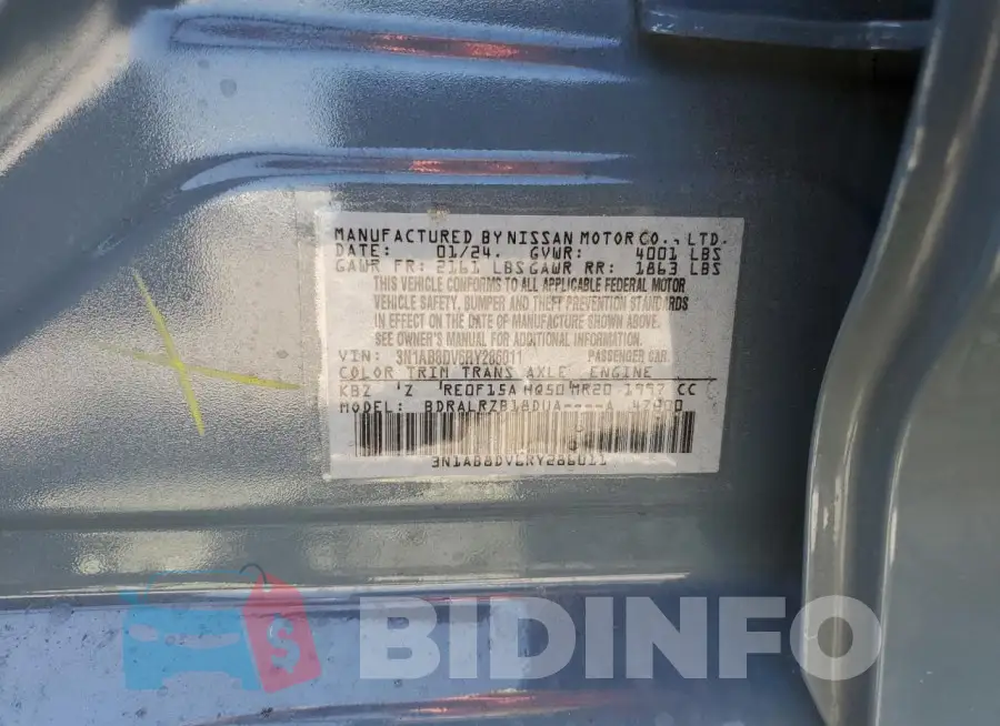 3N1AB8DV6RY286011 Photo# 12