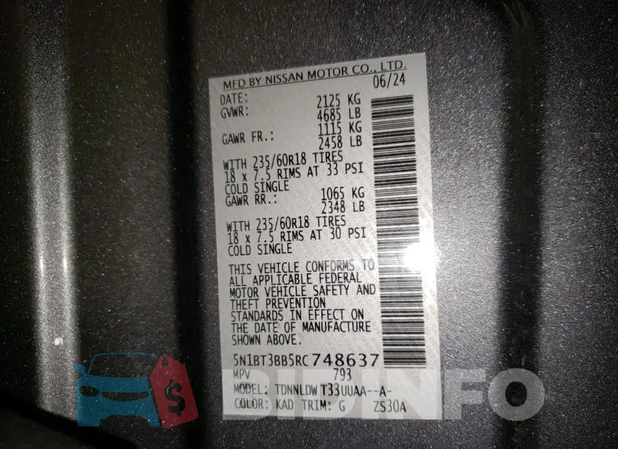 5N1BT3BB5RC748637 Photo# 14