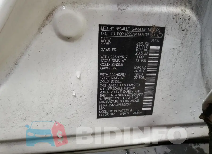 KNMAT2MV2JP585007 Photo# 13