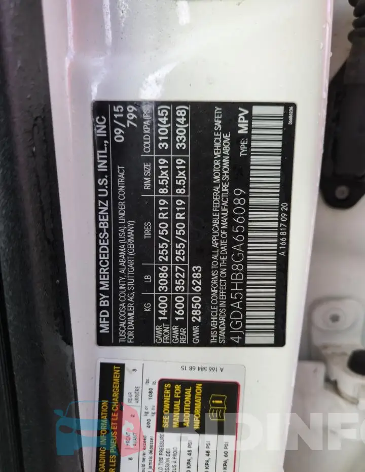 4JGDA5HB8GA656089 Photo# 12