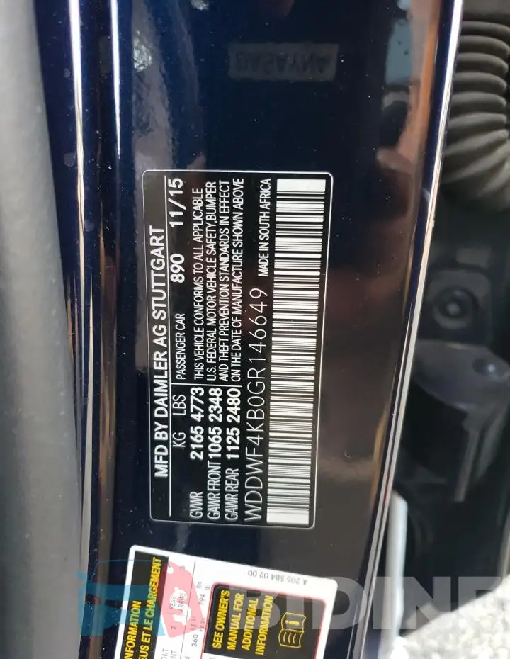 WDDWF4KB0GR146649 Photo# 12