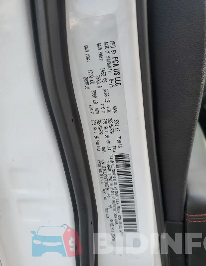 1C4SDJCT8FC101738 Photo# 13