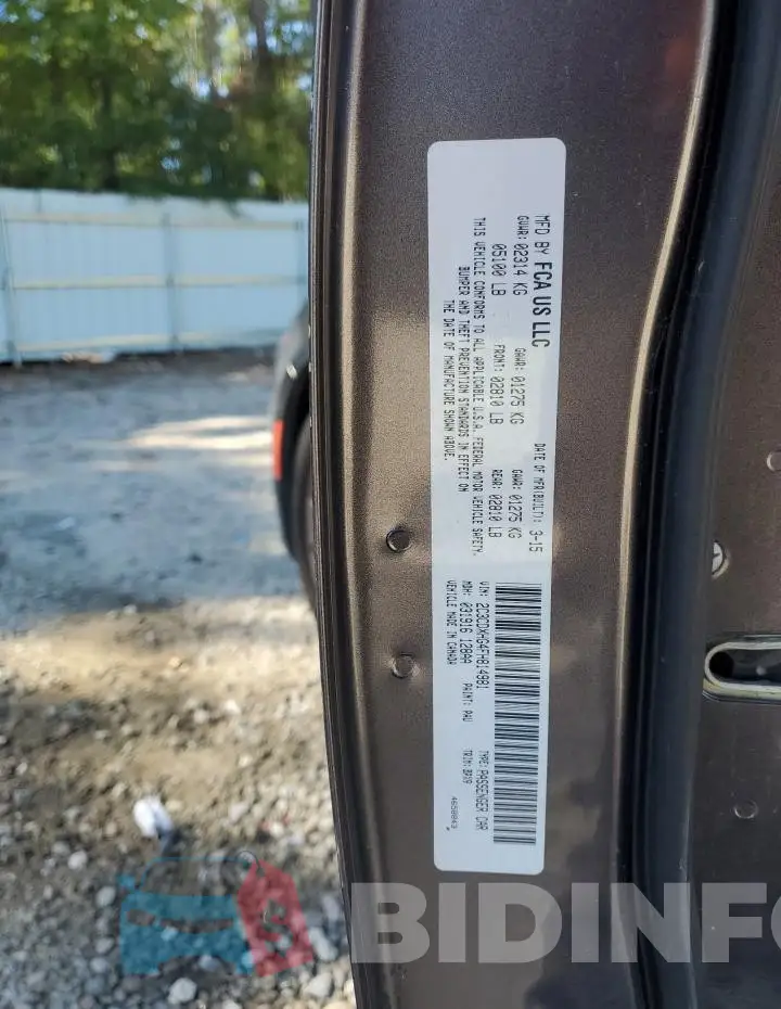 2C3CDXHG4FH814981 Photo# 12