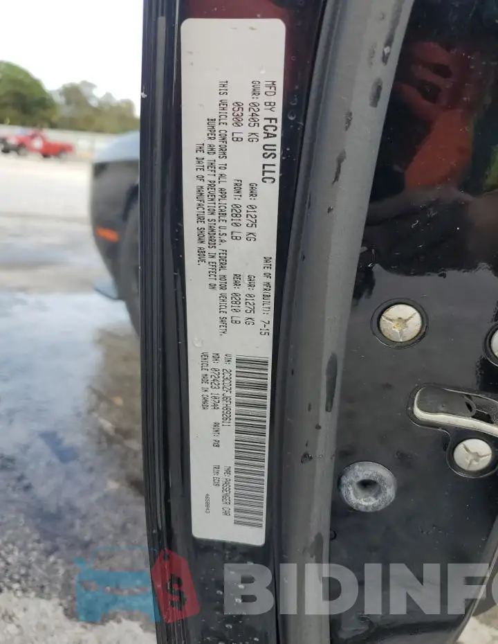 2C3CDZFJ6FH892611 Photo# 13