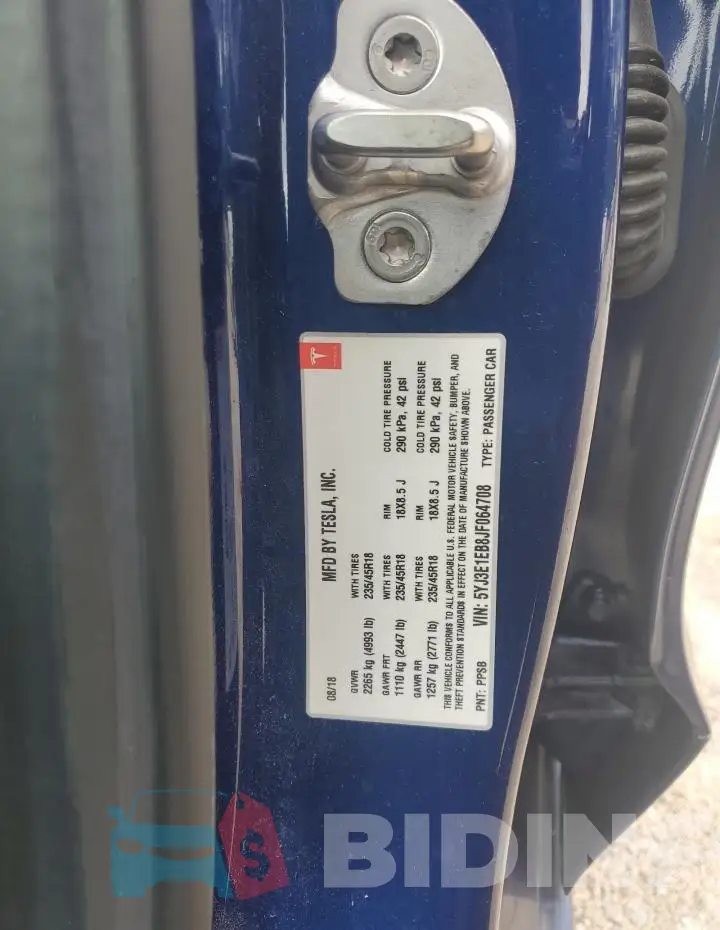 5YJ3E1EB8JF064708 Photo# 12