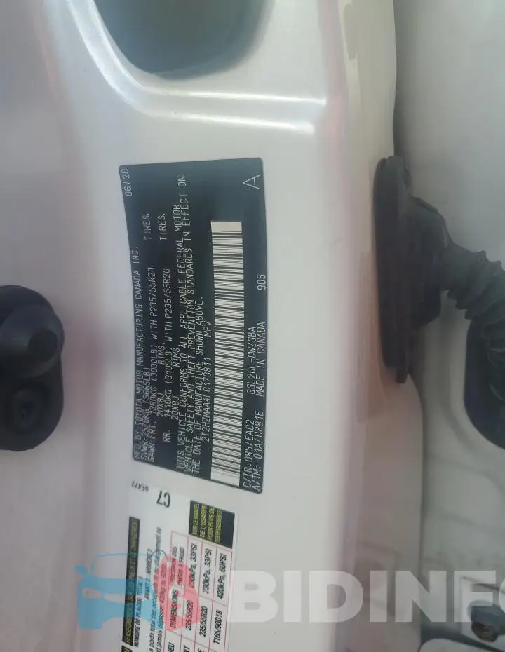 2T2HZMAA4LC173811 Photo# 14