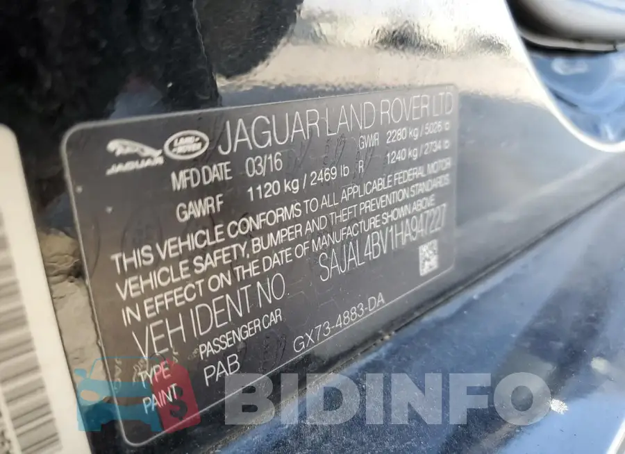 SAJAL4BV1HA947227 Photo# 12