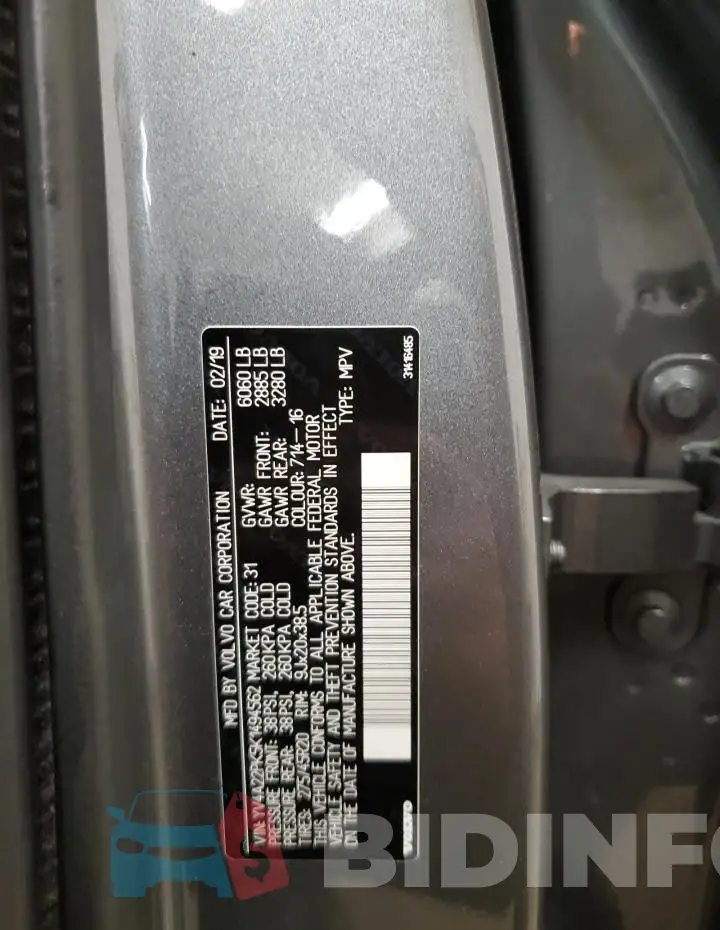 YV4A22PK5K1494562 Photo# 13