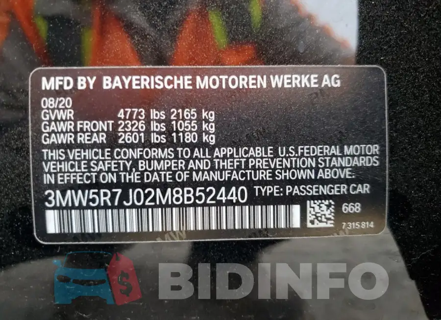 3MW5R7J02M8B52440 Photo# 12