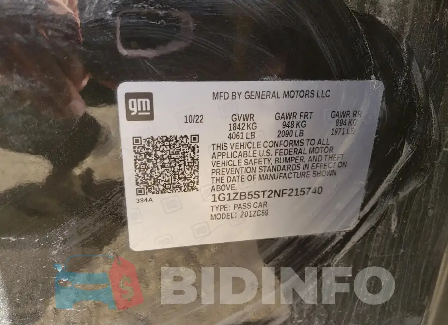 1G1ZB5ST2NF215740 Photo# 12