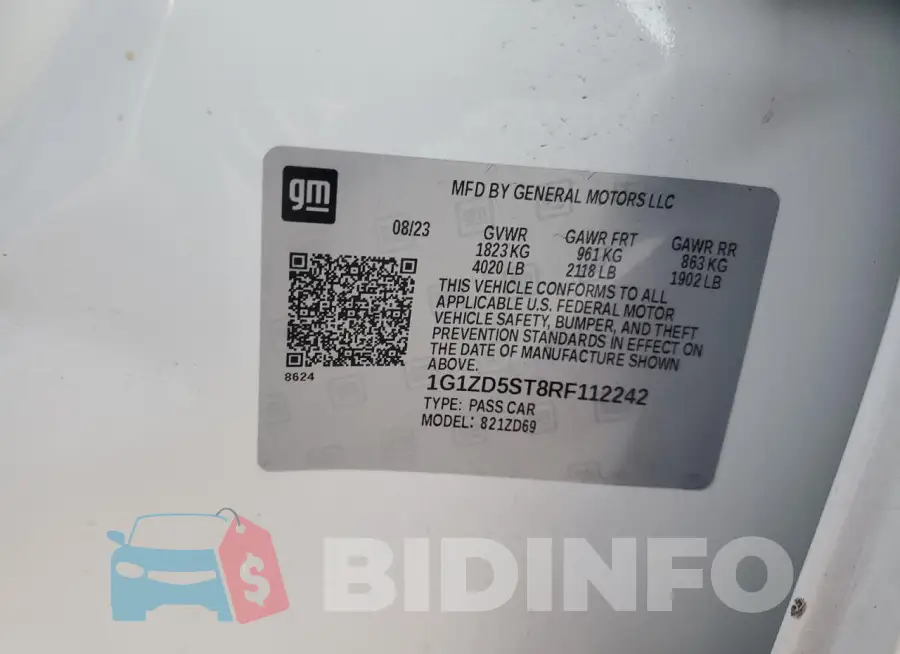 1G1ZD5ST8RF112242 Photo# 13
