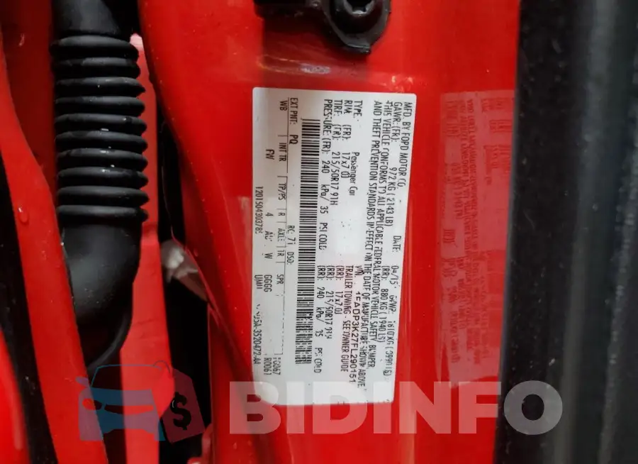 1FADP3K27FL290151 Photo# 12