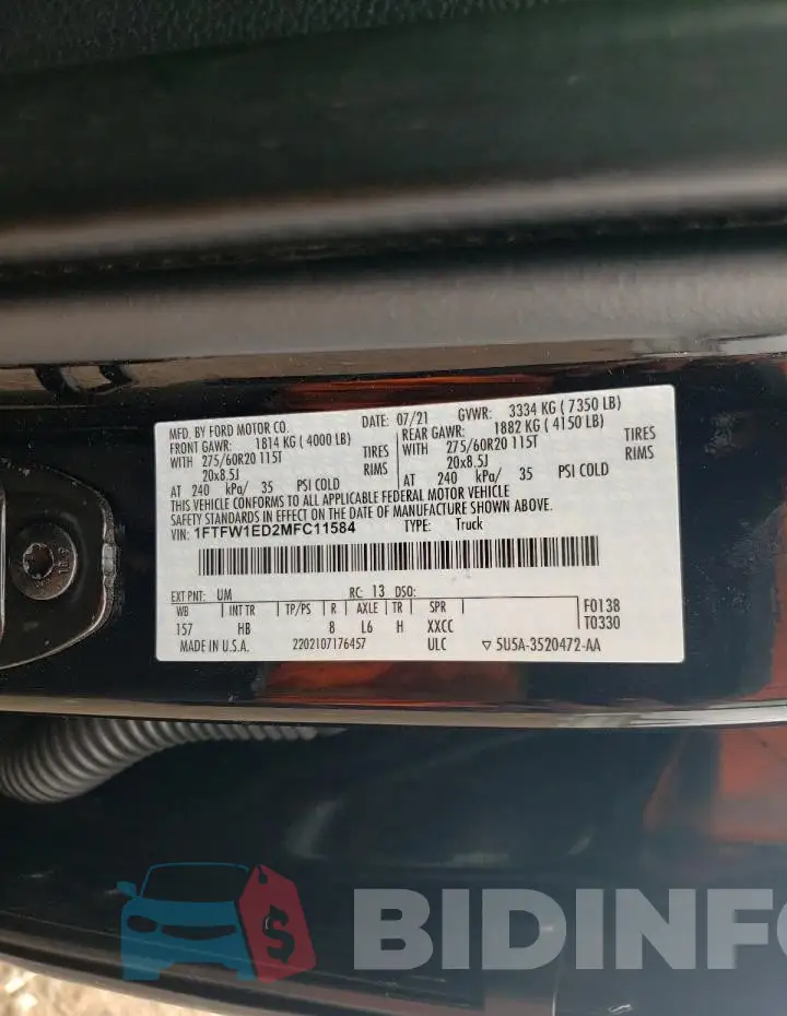 1FTFW1ED2MFC11584 Photo# 12