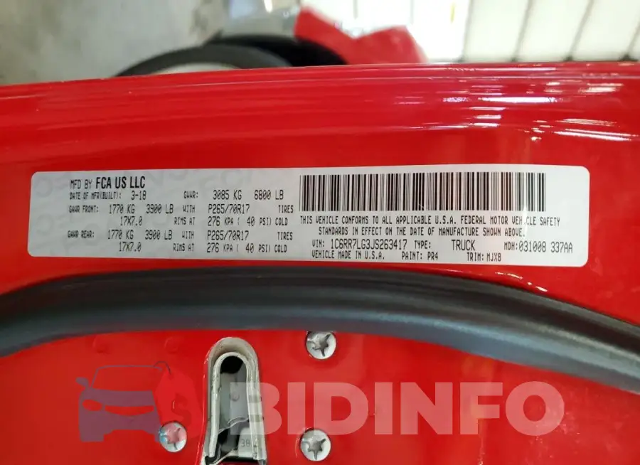 1C6RR7LG3JS263417 Photo# 13